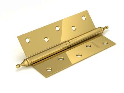 Hinge removable 4105 125x75x2,5 PB right (brass) right