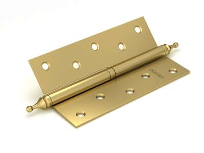 Hinge removable 4105 125x75x2,5 SB left (mat. gold) left